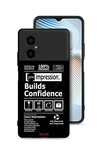 Tolwak غطاء حماية لهاتف Xiaomi Poco M4 5G ملصق يعزز الثقة