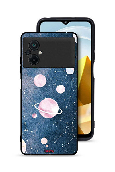 Tolwak Xiaomi Poco M5 4G Protective Case Cover Space Art