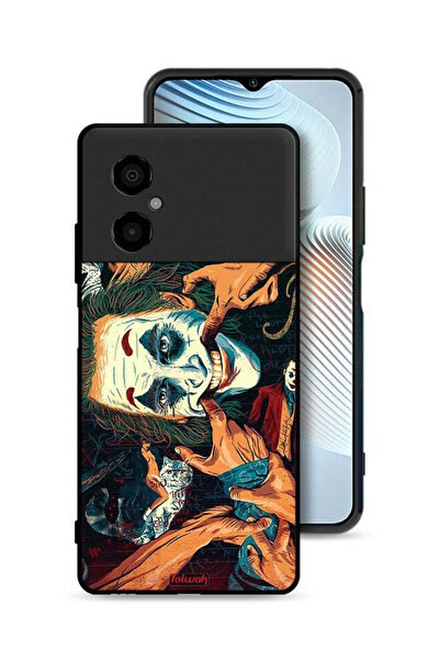 Tolwak Xiaomi Poco M4 5G Protective Case Cover Joker Art