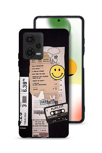 Tolwak غطاء حماية لهاتف Xiaomi Poco X5 مع ملصق قائمة تشغيل