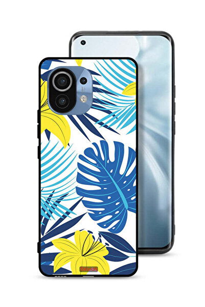 Tolwak غطاء حماية لهاتف شاومي مي 11 برسومات ريش وزهور