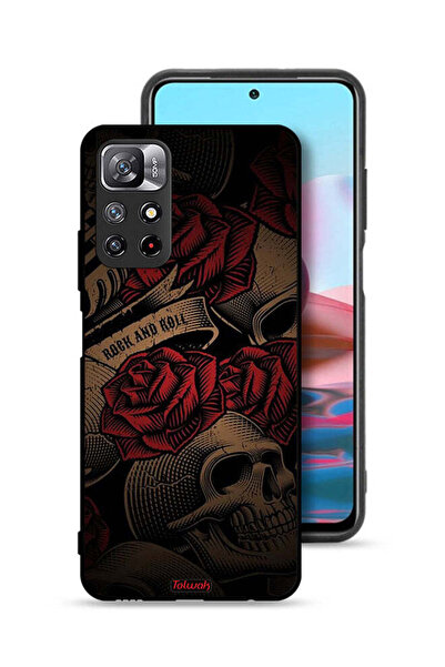 Tolwak غطاء حماية لهاتف شاومي ريدمي نوت 11 4G Rok And Roll