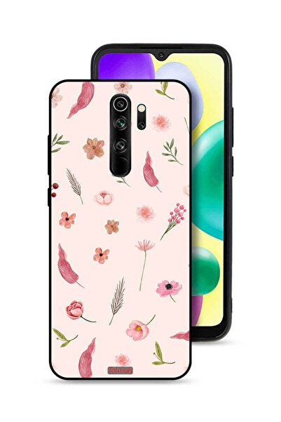 Tolwak Xiaomi Redmi Note 8 Pro Protective Case Cover Leaves And Roses Pattern