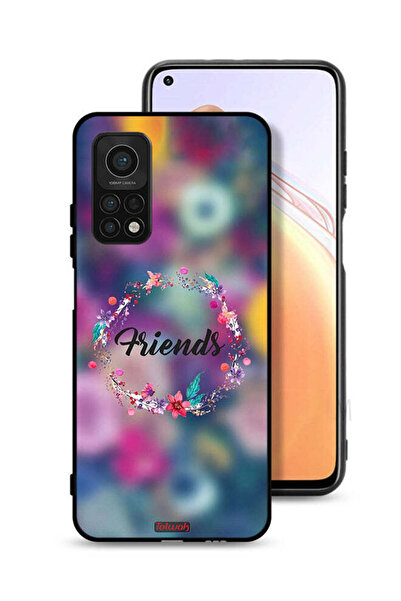 Tolwak غطاء حماية لهاتف شاومي مي 10 تي برو 5G، رسمة خاتم أصدقاء الزهور