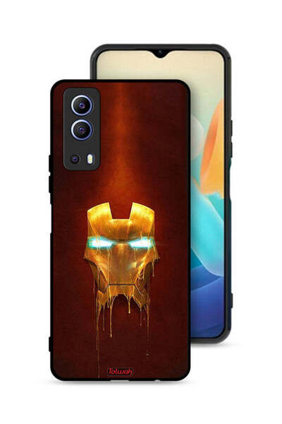Tolwak غطاء حماية لهاتف Vivo iQOO Z3 5G بطبعة الرجل الحديدي مارفل كوميكس