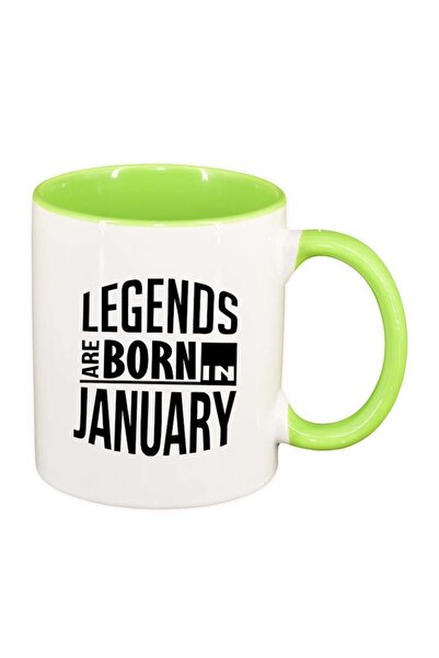 INOVATIX Персонализирана бяла чаша, Legend, светлозелена вътрешност, D75, INO...