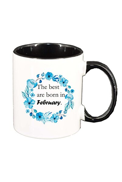 INOVATIX Cana alba personalizata, Flori, The best are born in..., interior ne...