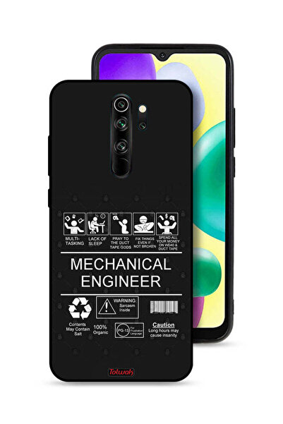 Tolwak غطاء حماية لهاتف شاومي ريدمي نوت 8 برو، ملصق مهندس ميكانيكي