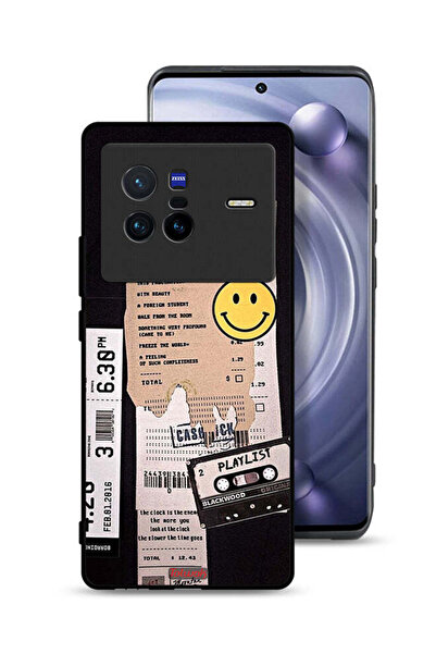 Tolwak غطاء حماية لجهاز Vivo X80 مع ملصق قائمة تشغيل