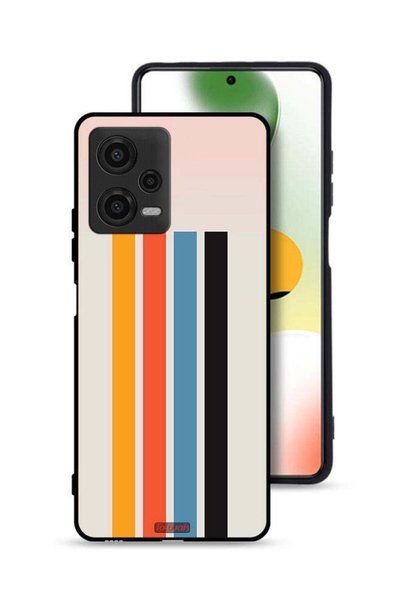 Tolwak غطاء حماية لهاتف Xiaomi Poco X5 بنمط خطوط مستقيمة