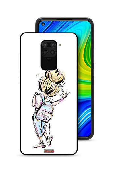 Tolwak غطاء حماية شاومي ريدمي نوت 9 بتصميم فتاة العودة إلى المدرسة