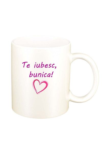 INOVATIX Personalized white mug, I love you..., D1024, INOVATIX®. 330ml