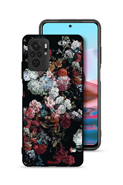 Tolwak غطاء حماية لهاتف شاومي ريدمي نوت 10 4G بنقشة ورود عتيقة