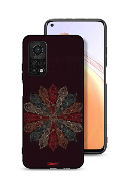 Tolwak غطاء حماية لهاتف شاومي مي 10 تي برو 5G بنقشة زهرة ماندالا