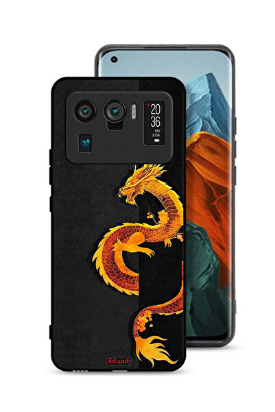 Tolwak Xiaomi Mi 11 Ultra Protective Case Cover Dragon Art