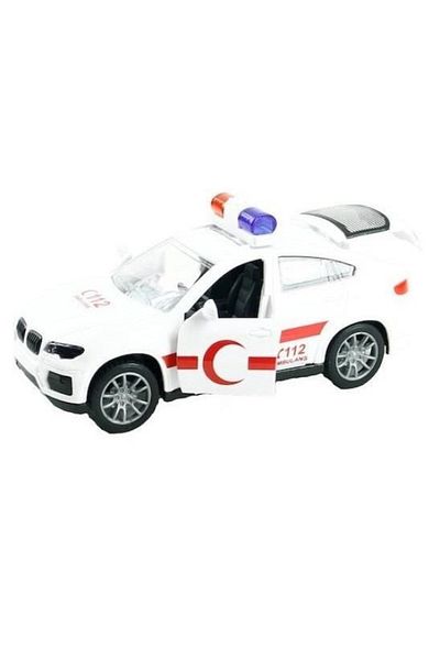 kapsulavm Ambulance Car Friction Plastic - Jw567-062