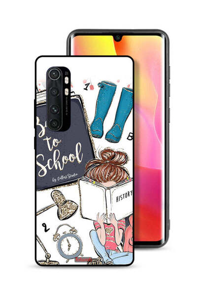 Tolwak غطاء حماية شاومي مي نوت 10 لايت - فتاة العودة إلى المدرسة تقرأ التاريخ