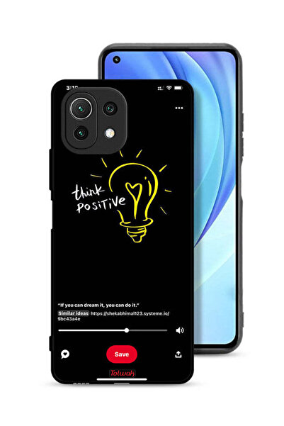 Tolwak غطاء حماية لهاتف شاومي مي 11 لايت - فكر بإيجابية