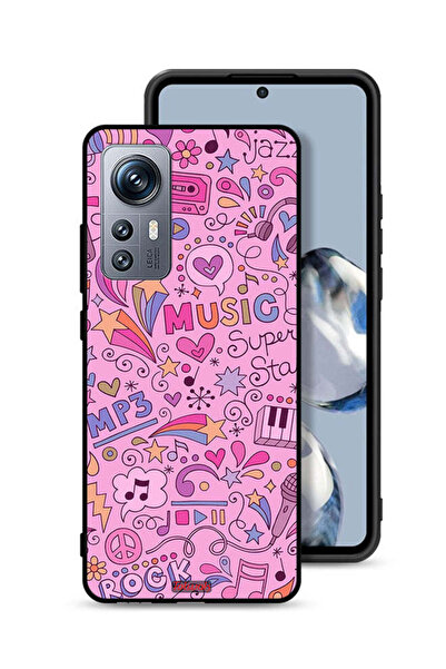 Tolwak غطاء حماية لهاتف Xiaomi 12S مع علامات موسيقية