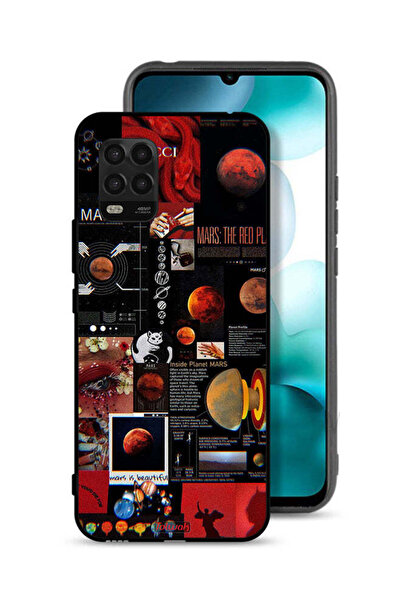 Tolwak غطاء حماية لهاتف شاومي مي 10 لايت 5G برسومات مارس آرت