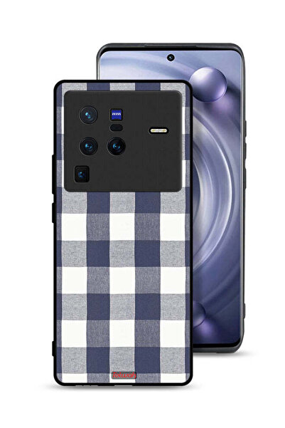 Tolwak غطاء حماية بنمط قماشي لهاتف Vivo X80 Pro