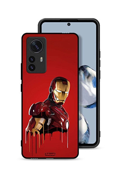 Tolwak غطاء حماية لهاتف شاومي 12S برو برسومات الرجل الحديدي