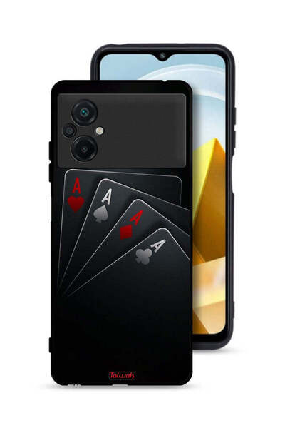 Tolwak Xiaomi Poco M5 4G Protective Case Cover Cards A