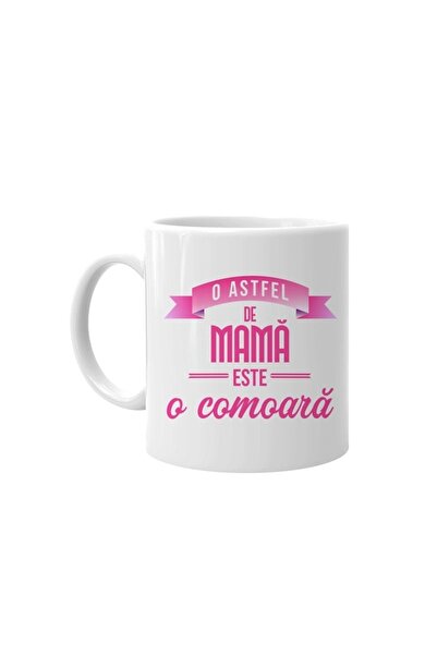 INOVATIX Персонализирана бяла чаша, „Такава майка е съкровище“, бяла, INOVATI...