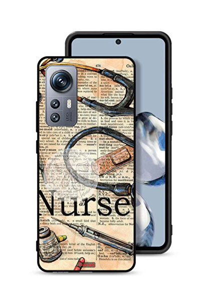 Tolwak غطاء حماية لهاتف Xiaomi 12S بتصميم أدوات التمريض العتيقة