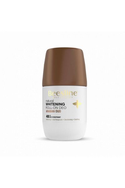 Beesline Whitening Roll-On Deodorant – Oud Scent – 50 ml | Alcohol-Free & Brightening