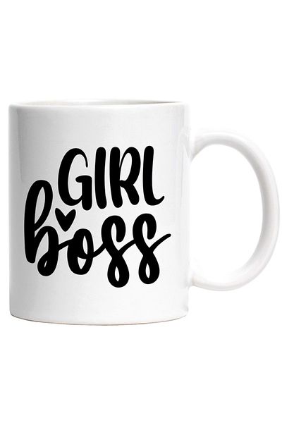 INOVATIX Personalized white mug, heart-shaped for female bosses/bosses - company, INOVATIX®. 330ml