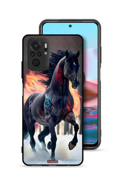 Tolwak Xiaomi Redmi Note 10S Protective Case Cover Horse Hd