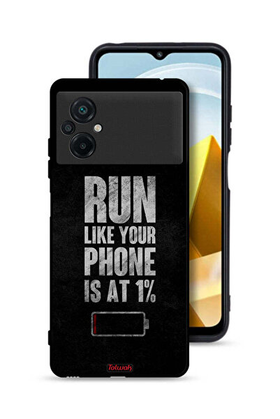 Tolwak غطاء حماية لهاتف Xiaomi Poco M5 4G، اركض كما لو أن هاتفك يعمل بنسبة 1%
