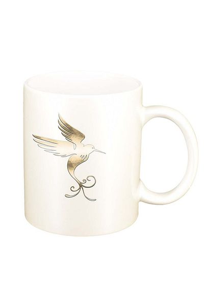 INOVATIX Cana alba personalizata, Bird, D956, INOVATIX®. 330ml