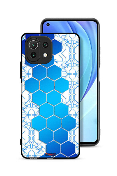 Tolwak غطاء حماية لهاتف شاومي مي 11 لايت بأيقونات سداسية الشكل على شكل خلية نحل