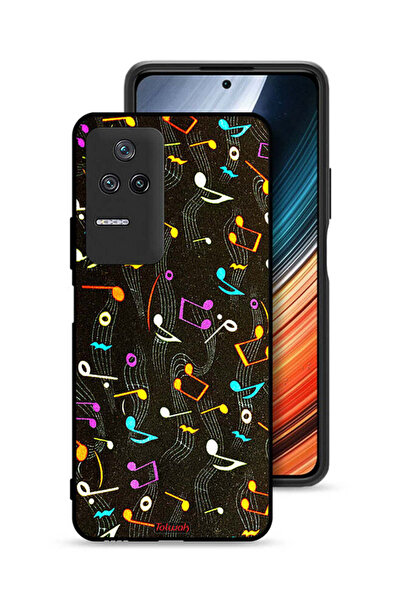 Tolwak غطاء حماية لهاتف شاومي ريدمي K40S بنمط قماش موسيقي