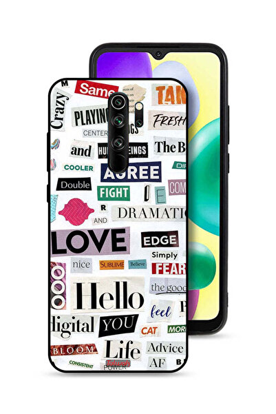 Tolwak غطاء حماية لهاتف شاومي ريدمي نوت 8 برو مع ملصقات اقتباسات قصيرة