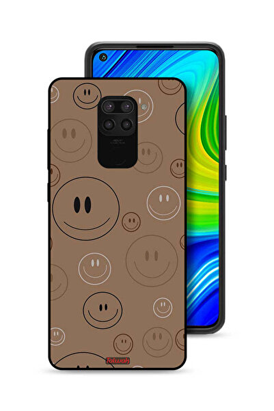 Tolwak غطاء حماية لهاتف شاومي ريدمي نوت 9 بنمط وجوه مبتسمة