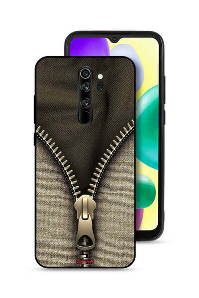 Tolwak Xiaomi Redmi Note 8 Pro Protective Case Cover Zip Pattern