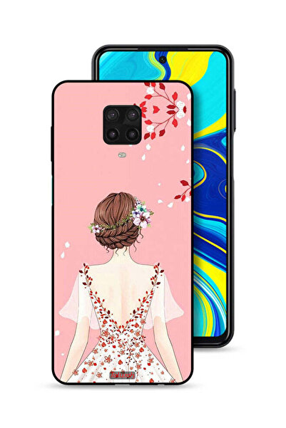 Tolwak غطاء حماية لهاتف شاومي ريدمي نوت 9 برو، رسم فتاة واقفة