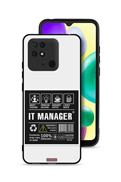 Tolwak غطاء حماية لهاتف شاومي ريدمي 10 سي، ملصق إدارة تكنولوجيا المعلومات