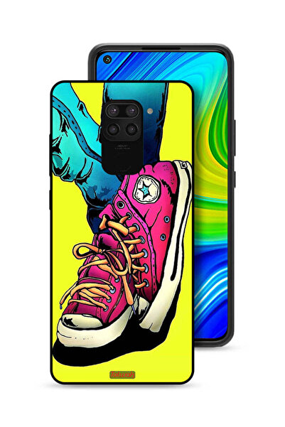 Tolwak غطاء حماية لهاتف شاومي ريدمي نوت 9 بتصميم حذاء قماشي