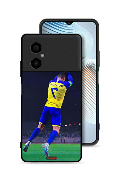 Tolwak غطاء حماية لهاتف Xiaomi Poco M4 5G كريستيانو رونالدو