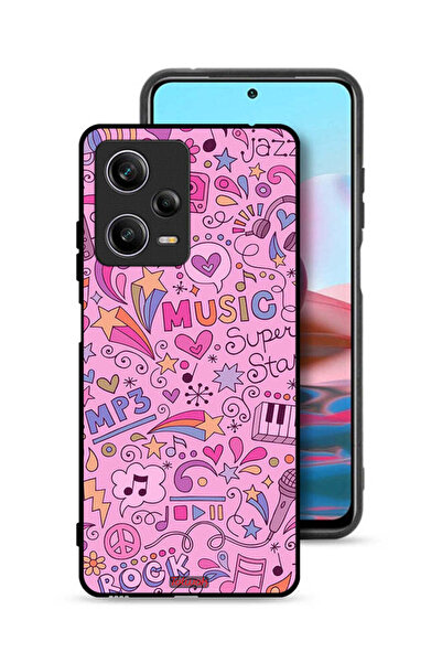 Tolwak غطاء حماية لهاتف شاومي ريدمي نوت 12 برو مع علامات موسيقية