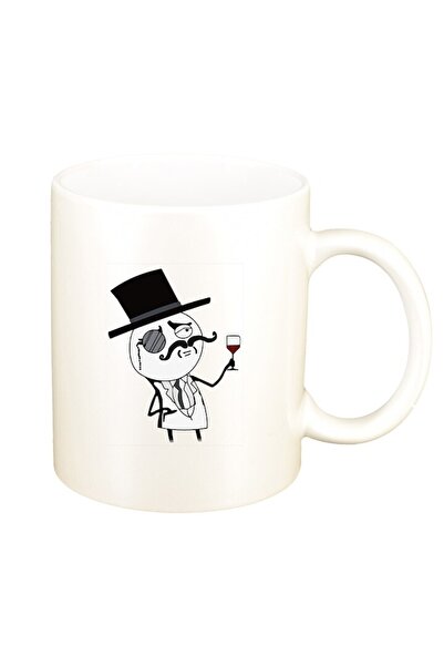 INOVATIX Cană albă personalizată, Meme Funny, D1399, INOVATIX®. 330ml