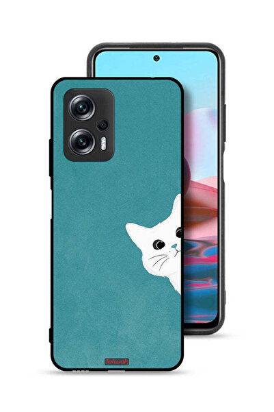 Tolwak غطاء حماية لهاتف شاومي ريدمي نوت 11T برو 5G بتصميم قطة