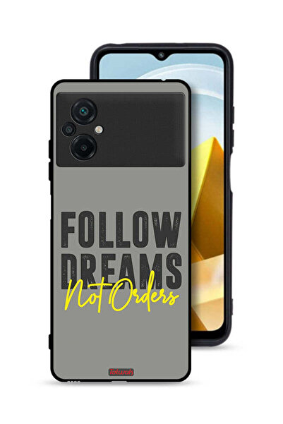 Tolwak غطاء حماية لهاتف Xiaomi Poco M5 4G اتبع الأحلام وليس الأوامر