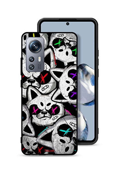 Tolwak غطاء حماية لهاتف Xiaomi 12S بنقشة قطط مارشميلو