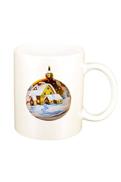 INOVATIX Cana alba personalizata, Craciun, D172, INOVATIX®. 330ml