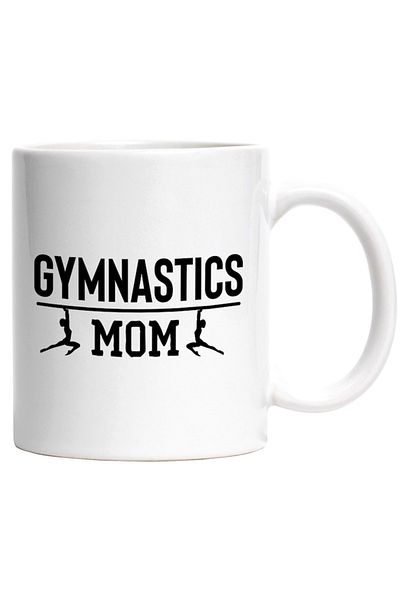 INOVATIX Personalized white mug, for a gymnast mother - passion for gymnastics, INOVATIX®. 330ml